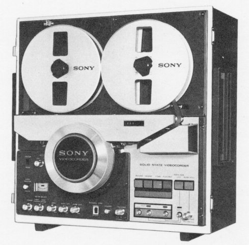 Sony EV-320 One inch VTR with flying erase heads.