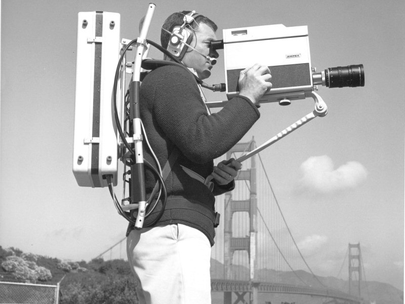 BCC-1 Color man carried backpack color tv camera