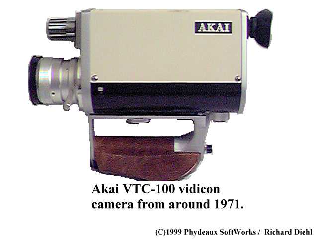 Akai VC-100 vidicon camera