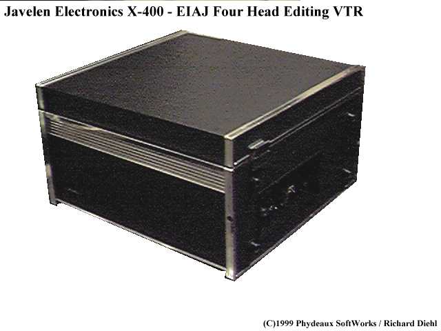 Javelin X-400 VTR.