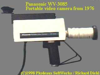 Panasonic WV-3085 B/W EIAJ Portable Vidicon Camera